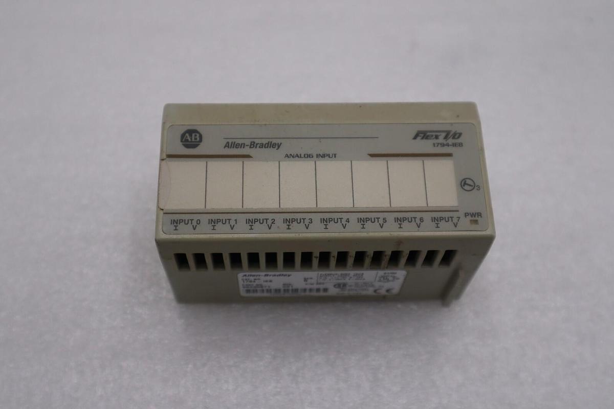 Used Allen Bradley 1794-IE8 /B Flex I/O 8-Point Analog Input STOCK H131A