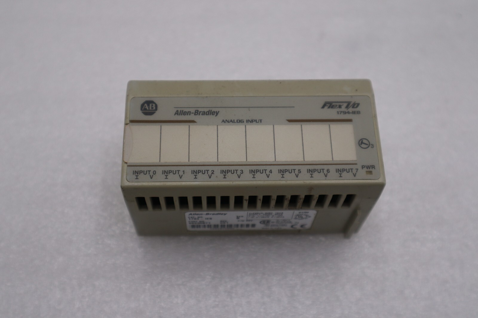 Used Allen Bradley 1794-IE8 /B Flex I/O 8-Point Analog Input STOCK H131A