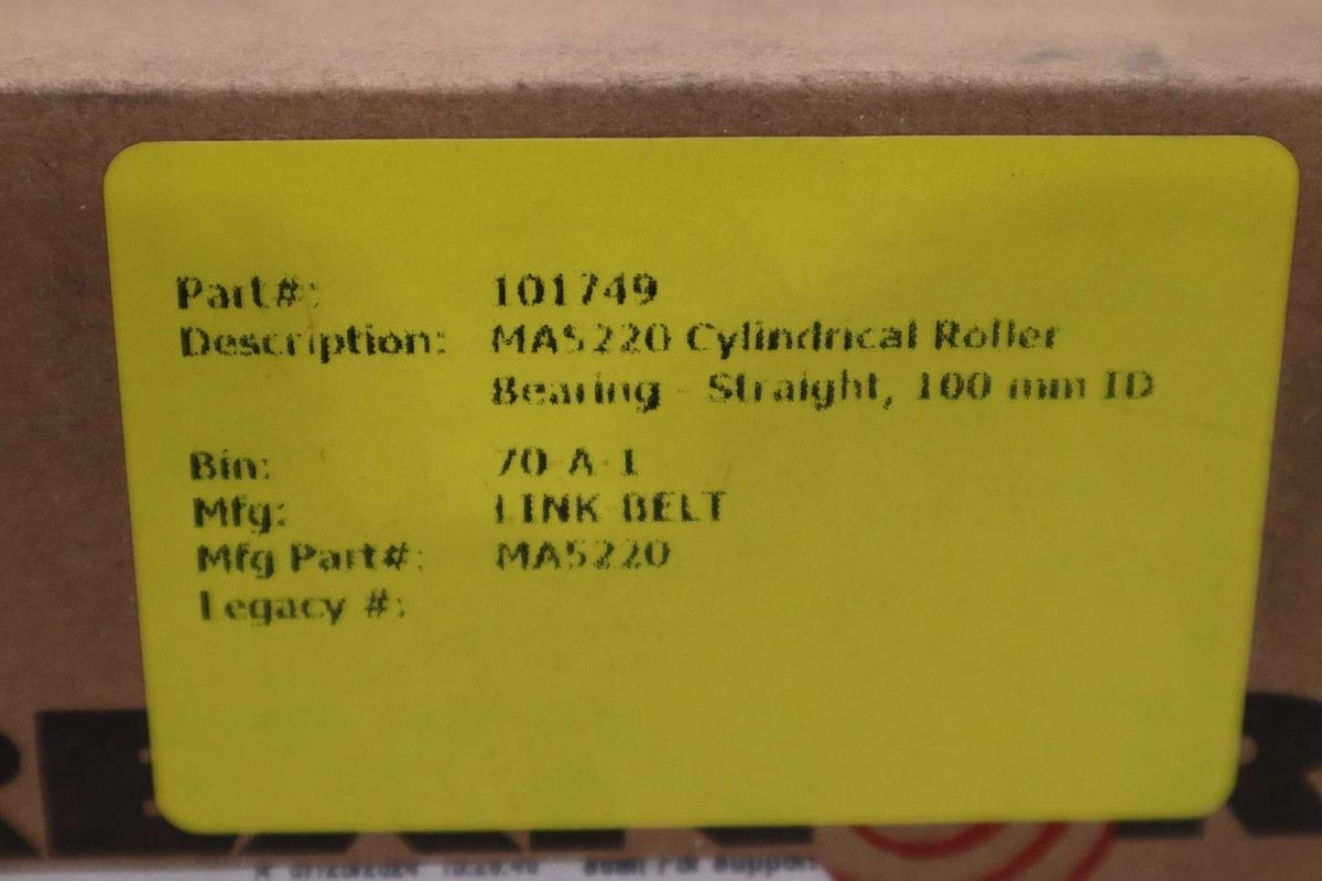 Used NEW IN BOX LINKBELT REXNORD INNER RING MA5220 STOCK 5608CC