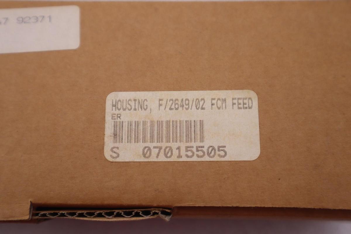 Housing F/2649/02 FCM FEED Serial Number 07015505 Stock #K-1865