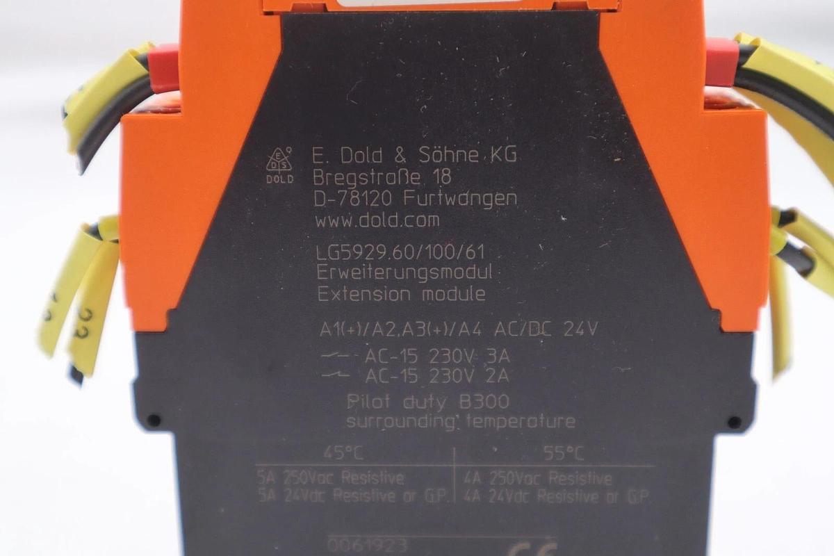 NEW Dold LG5929.60/100/61 Safety Relay Extension Module STOCK K-1626