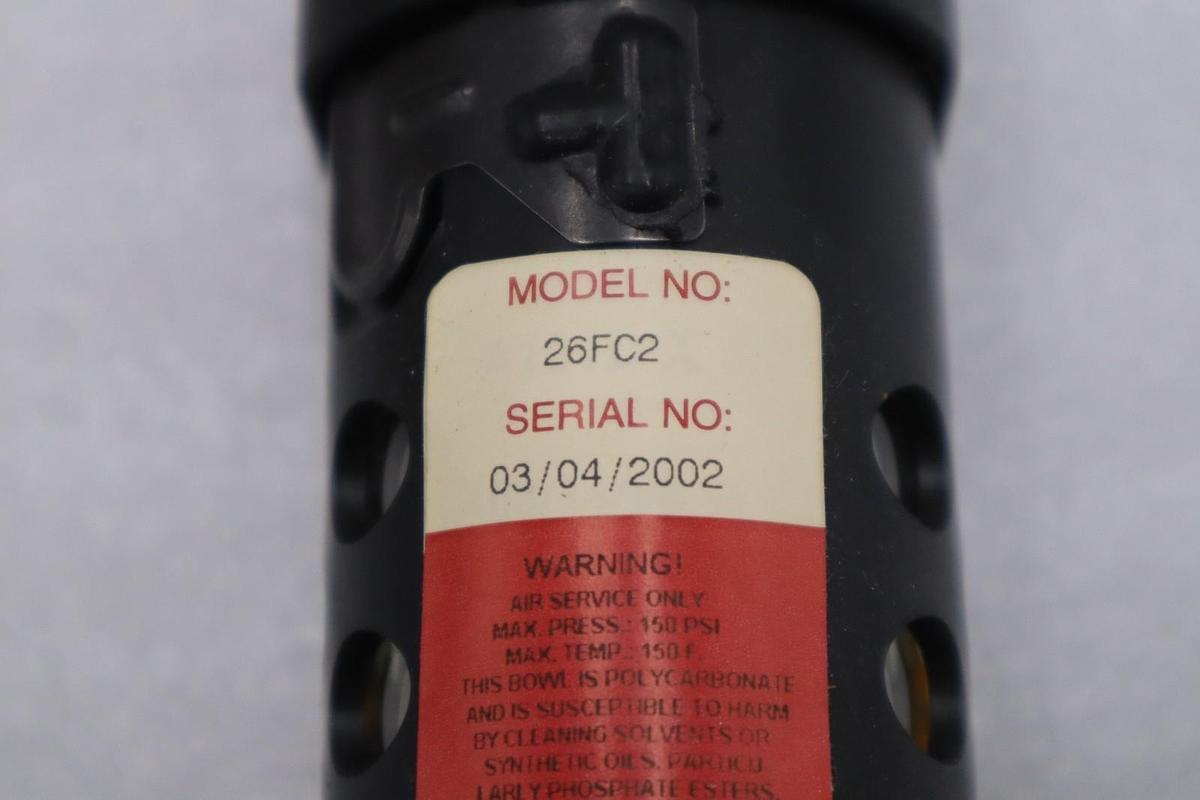 Coilhouse Pneumatics 26FC2 1/4" Integral Filter/Regulator Combo - STOCK GF233A