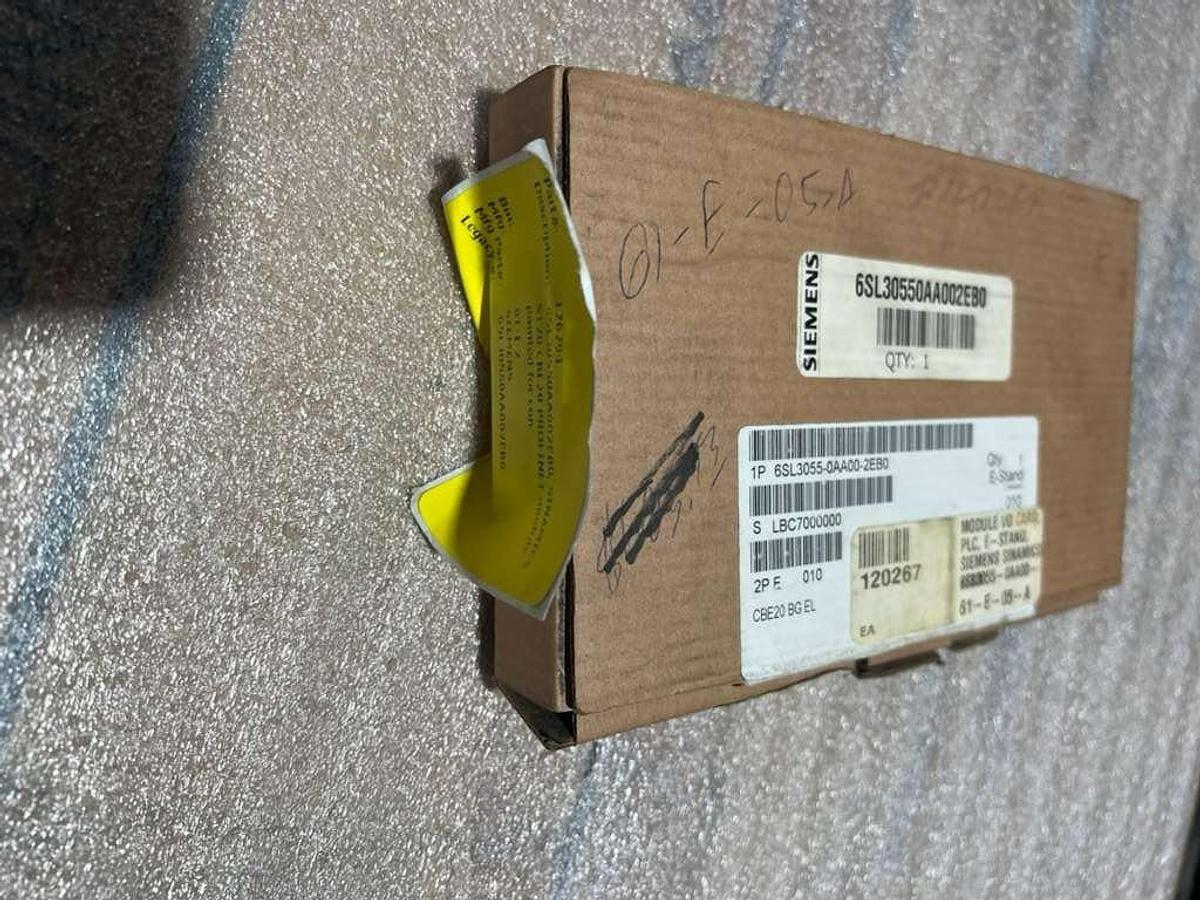 Used NEW OPEN BOX SIEMENS 6SL3055-0AA00-2EB0 6SL3 055-0AA00-2EB0 BOARD STK L797CC