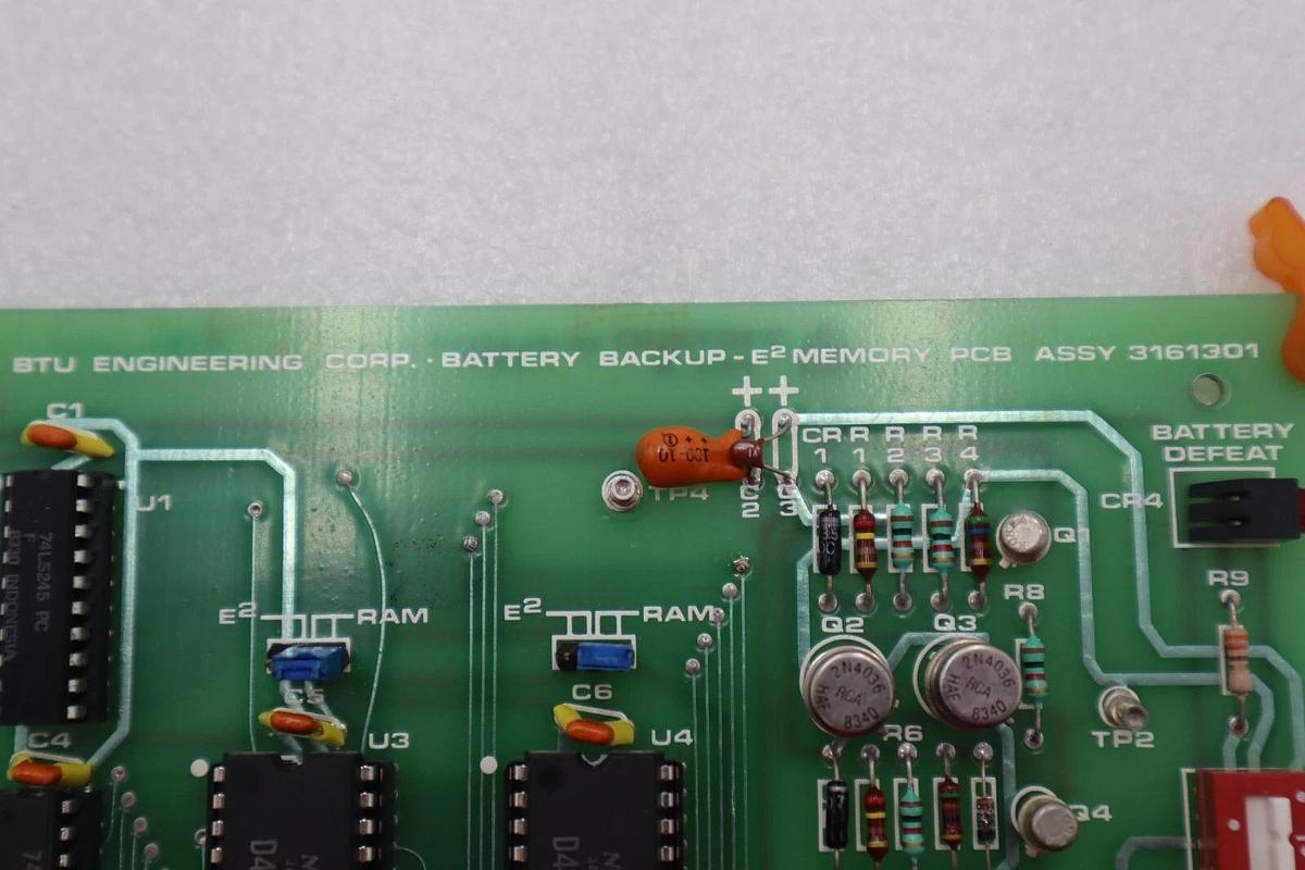 BRUCE 3161301 BATTERY BACKUP E2 MEMORY PCB ASSY STOCK #2816