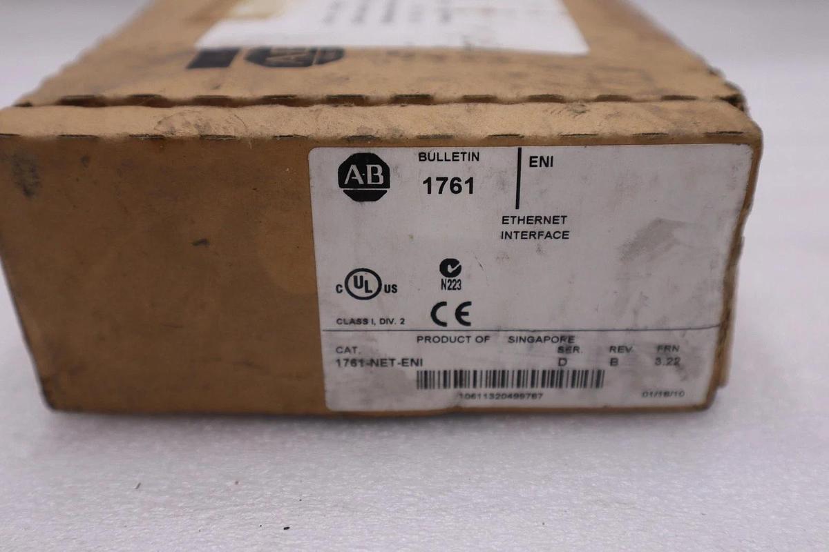 Used NEW IN BOX Allen-Bradley 1761-NET-ENI Ethernet/IP MicroLogix Module STOCK H713A