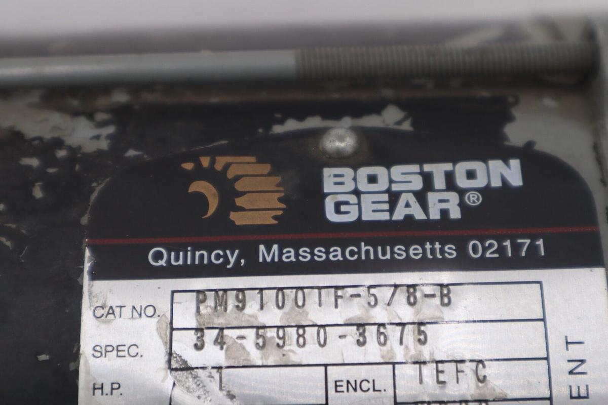 Used BOSTON GEAR PM9100TF-578-B MOTOR STOCK #M-54