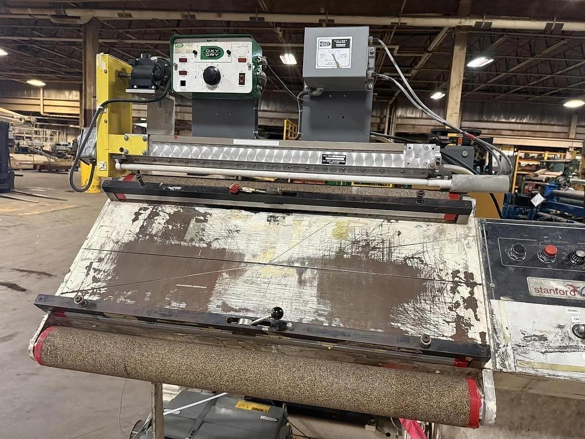 Used 32" WIDE STANFORD MAN ROLAND MODEL 152 FW DOCTOR REWINDER 30" REWIND CAPACITY