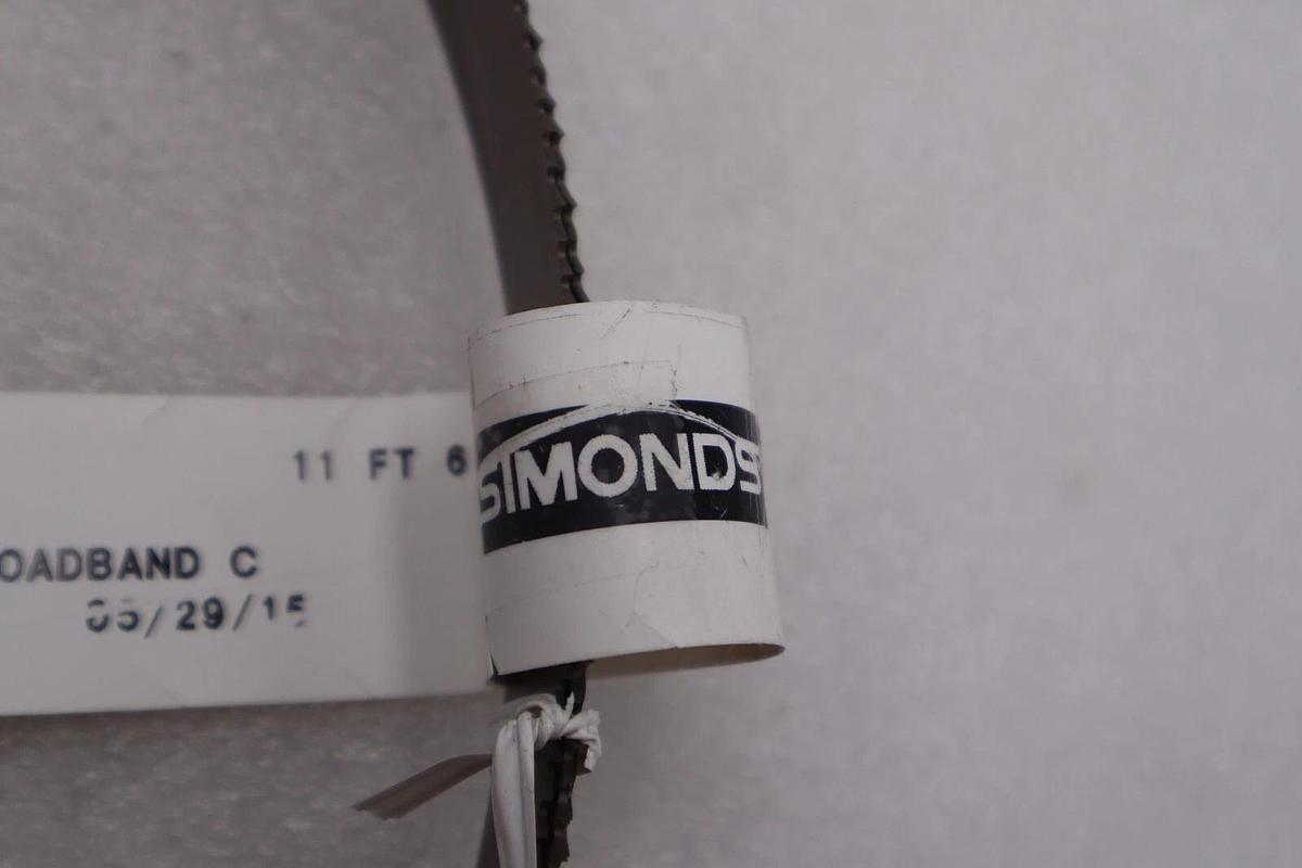 Used A8 Broadband Simonds Band Saw 64362008 3/4x35X6-10 11Ft 6Inch Stock #3528