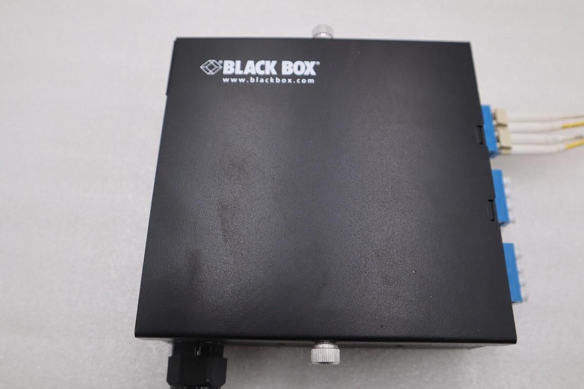 Used Black Box JPM398A JPM39 Series DIN Rail Mini Fiber Enclosure STOCK K-1120-A
