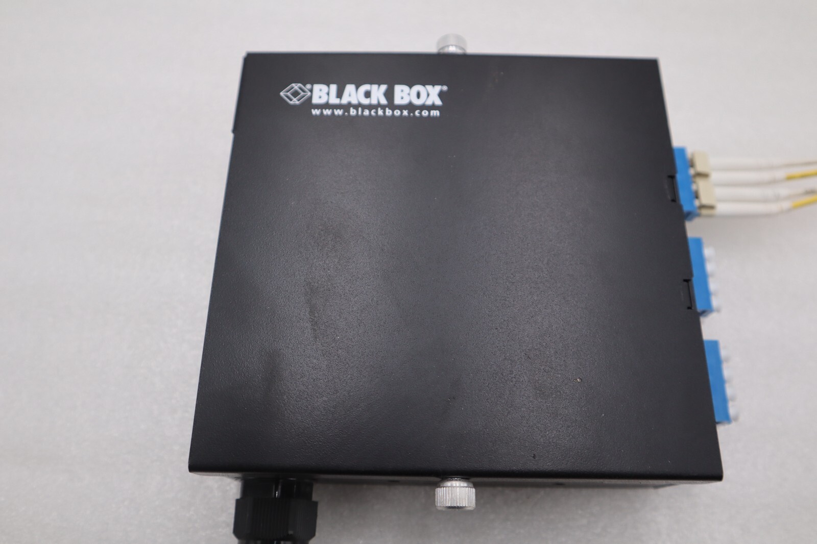Used Black Box JPM398A JPM39 Series DIN Rail Mini Fiber Enclosure STOCK K-1120-A