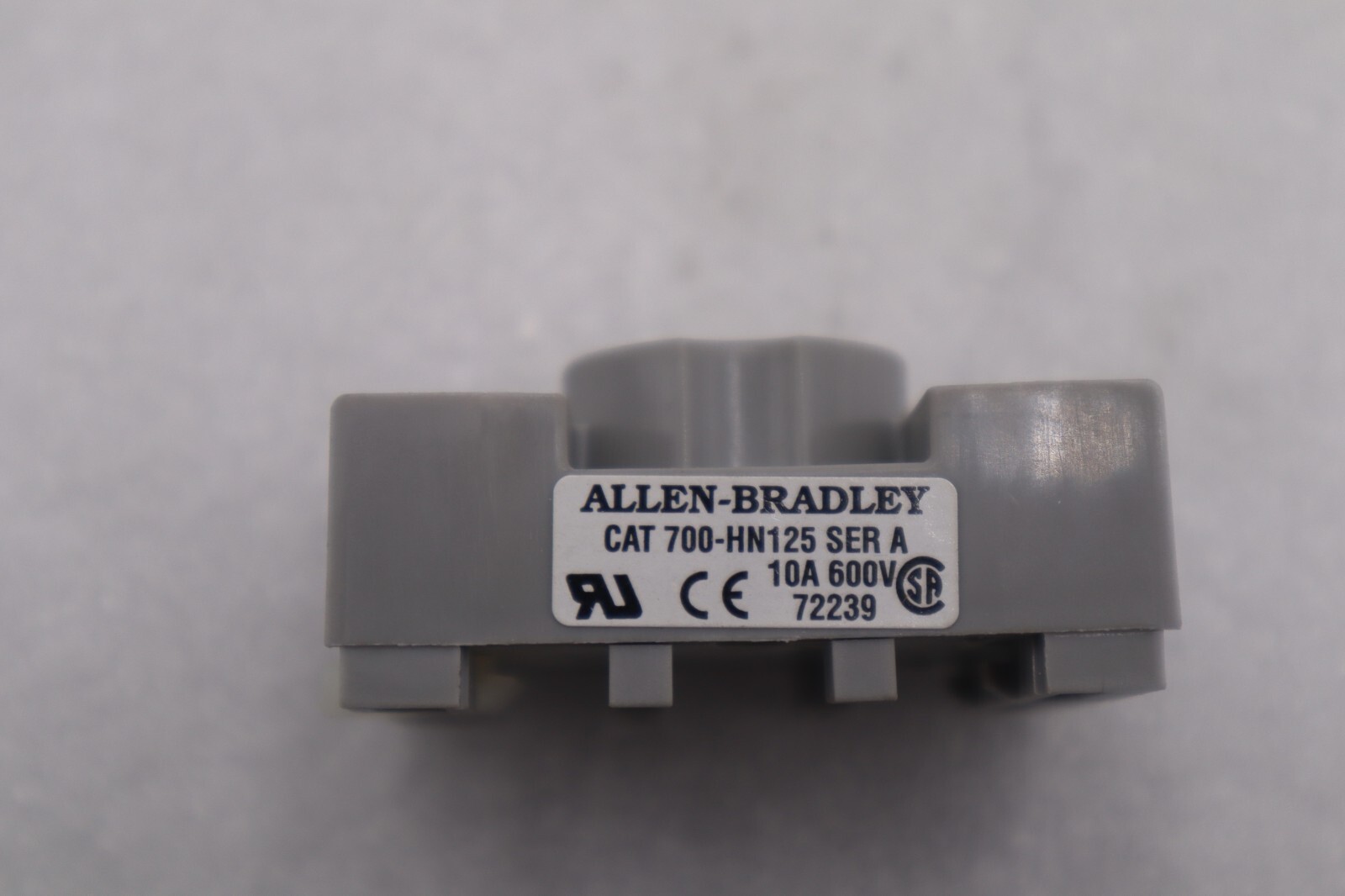 Used LOT OF 2 - ALLEN BRADLEY 700-HN125 SER. A 600V 10A Relays STOCK K-3405
