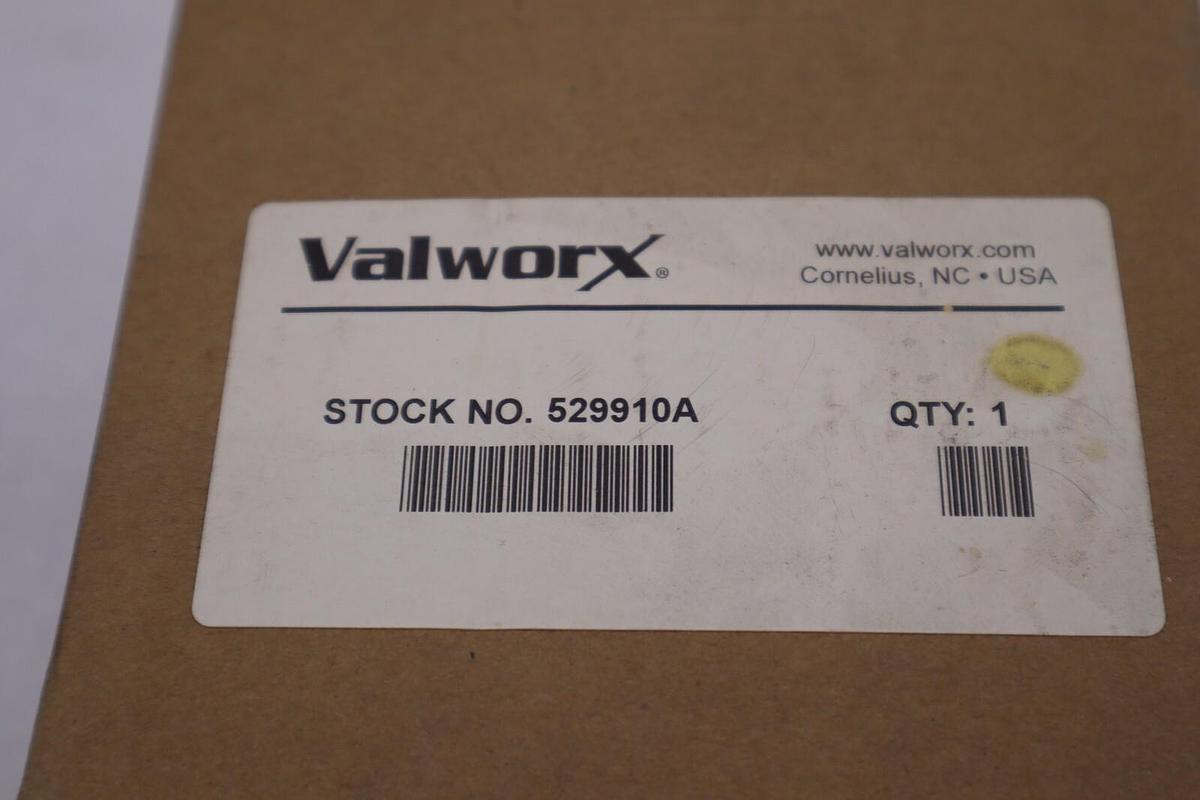 Used VALWORX 529910A PNEUMATIC ACTUATOR SOLENOID VALVE #019-A