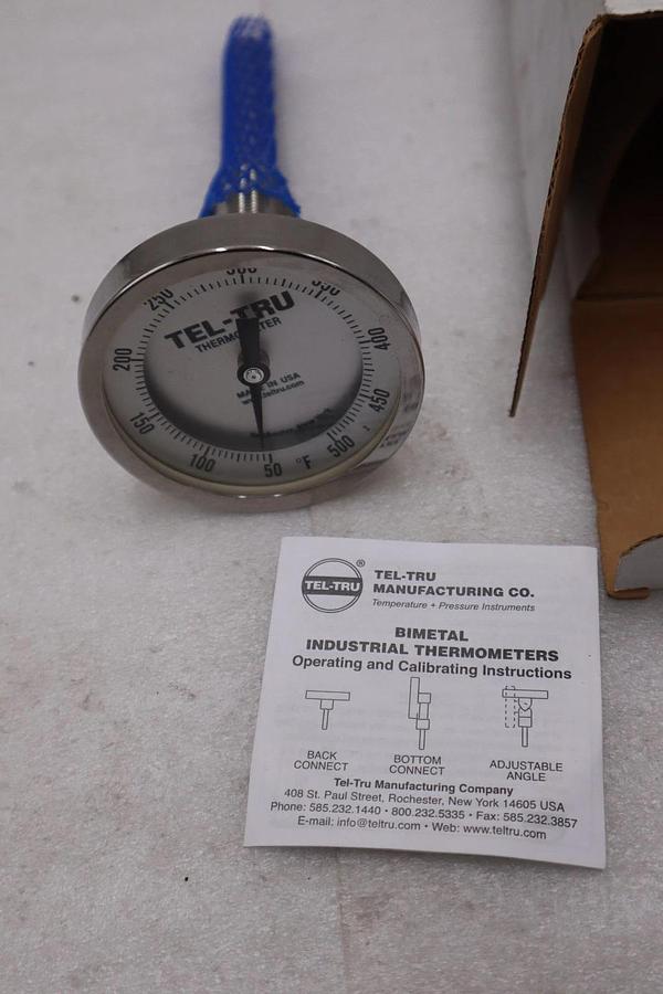 NEW OPEN BOX TEL-TRU HDGT3R/WELL THERMOMETER - STOCK GF217A