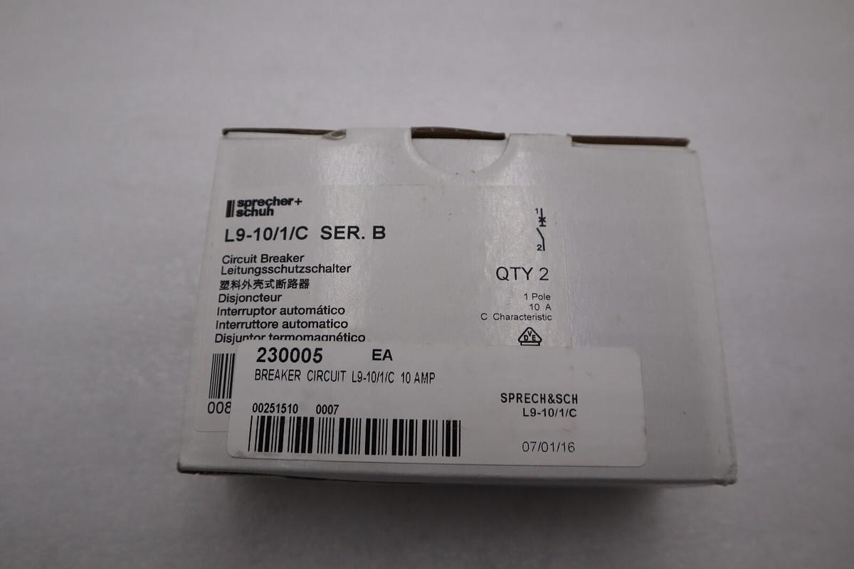 Used NEW SPRECHER & SCHUH L9-10/1/C / L9101C STOCK G666A