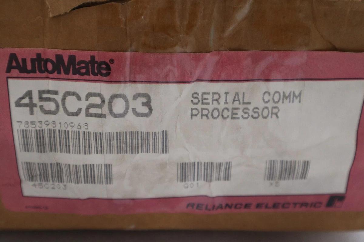 Used NEW BALDOR RELIANCE ELECTRIC 45C203 SERIAL COMMUNICATION PROCESSOR STOCK 5453