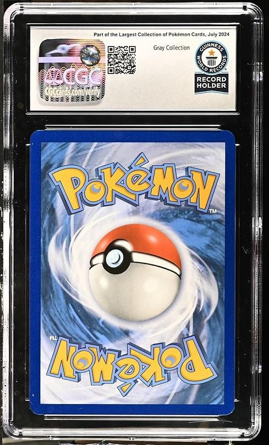 Used 2021 POKEMON SWSH BLACK STAR PROMO #099 FULL ART/CROBAT VMAX CGC WORLD RECORD