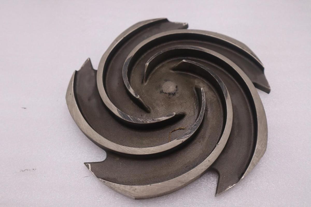 Used Goulds 56381 Impeller 5 Vein 1X2-10 CF8M 316 Stainless Steel 3196 - STOCK G414B
