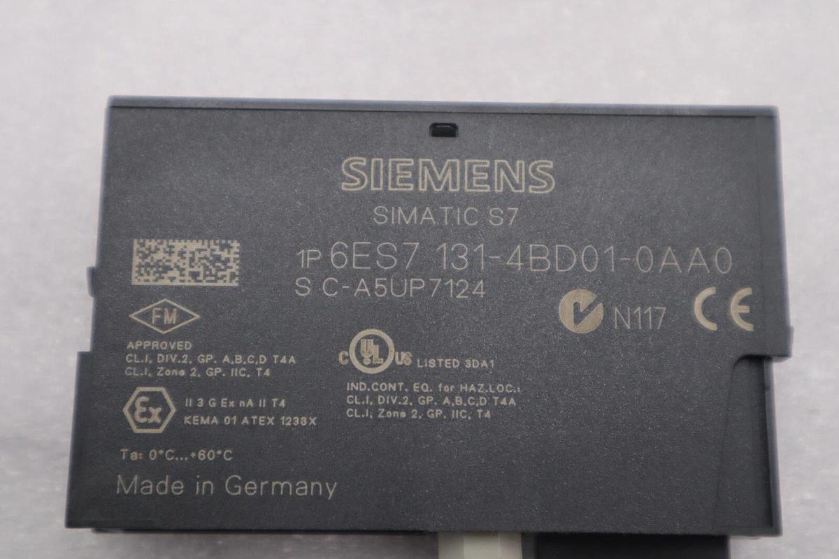 Used LOT OF 4 - NEW Siemens 6ES7 131-4BD01-0AA0 Digital Input Module STOCK L-394-C