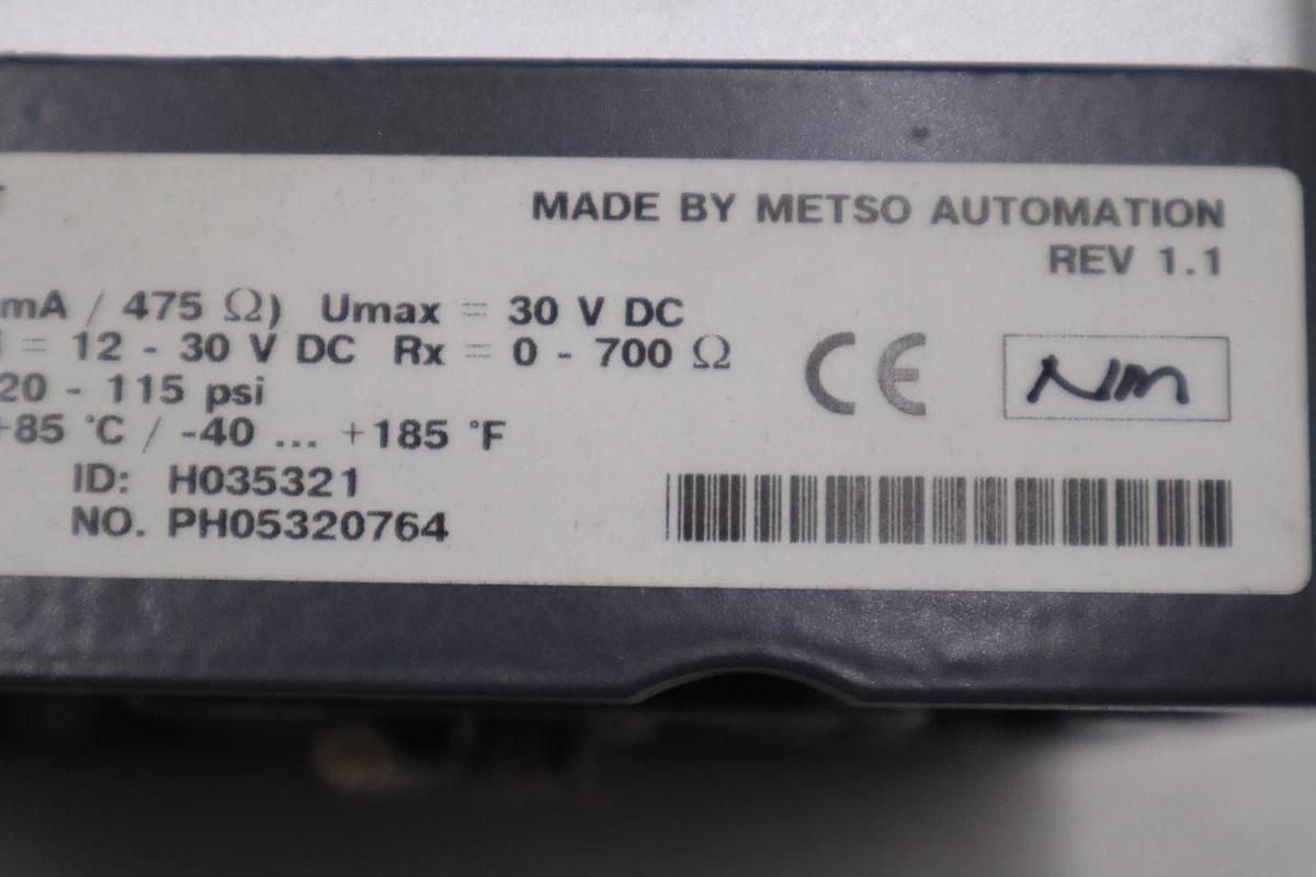 Used Valmet ND9103HNT Intelligent Valve Controller 30VDC - STOCK GF-378