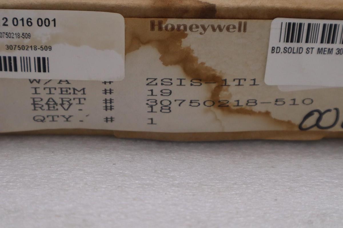 NEW IN BOX HONEYWELL 30750218-010 MEMORY BOARD 12KROM 1K RAM STOCK G640