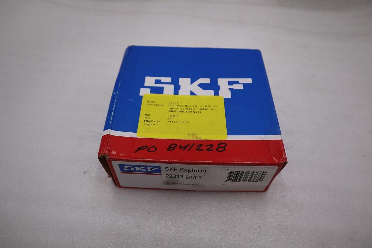 SKF 22313 EK/C3 SPHERICAL ROLLER BEARING 65x140x48mm NEW UNIT STOCK 1559CC