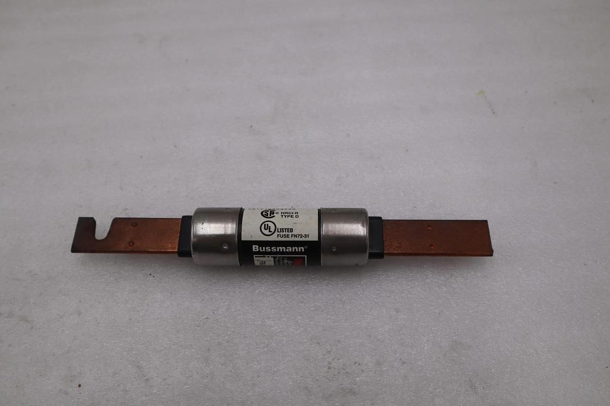 Used LOT OF 5 - Bussmann FRS-R-75 Fusetron Dual Element Time-Delay - STOCK 5809A