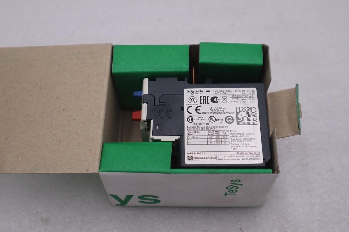 TELEMECANIQUE SCHNEIDER ELECTRIC LRD14 7-10 AMP RELAY - NEW IN BOX - STK K1643A