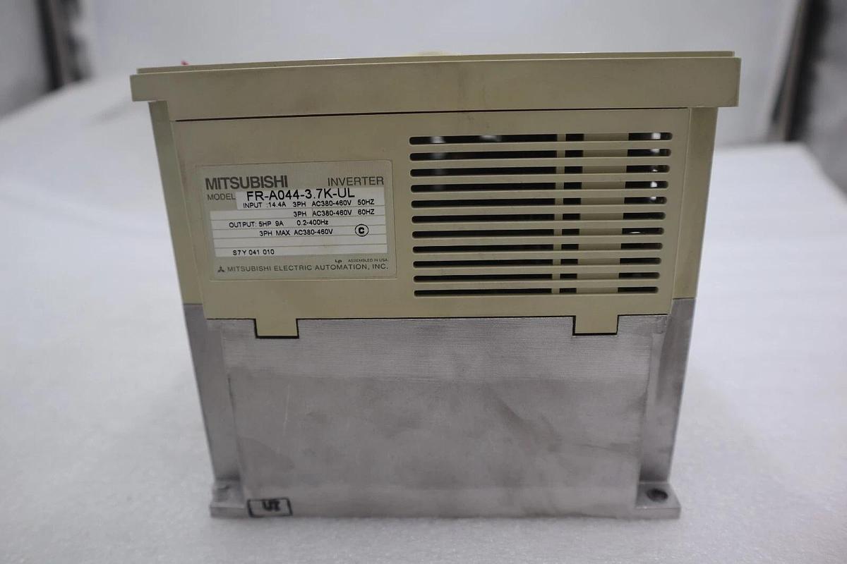 Used Mitsubishi FR-A044-3.7K-UL Freqrol Inverter Drive 380-460v-ac 5hp STK 2263-A