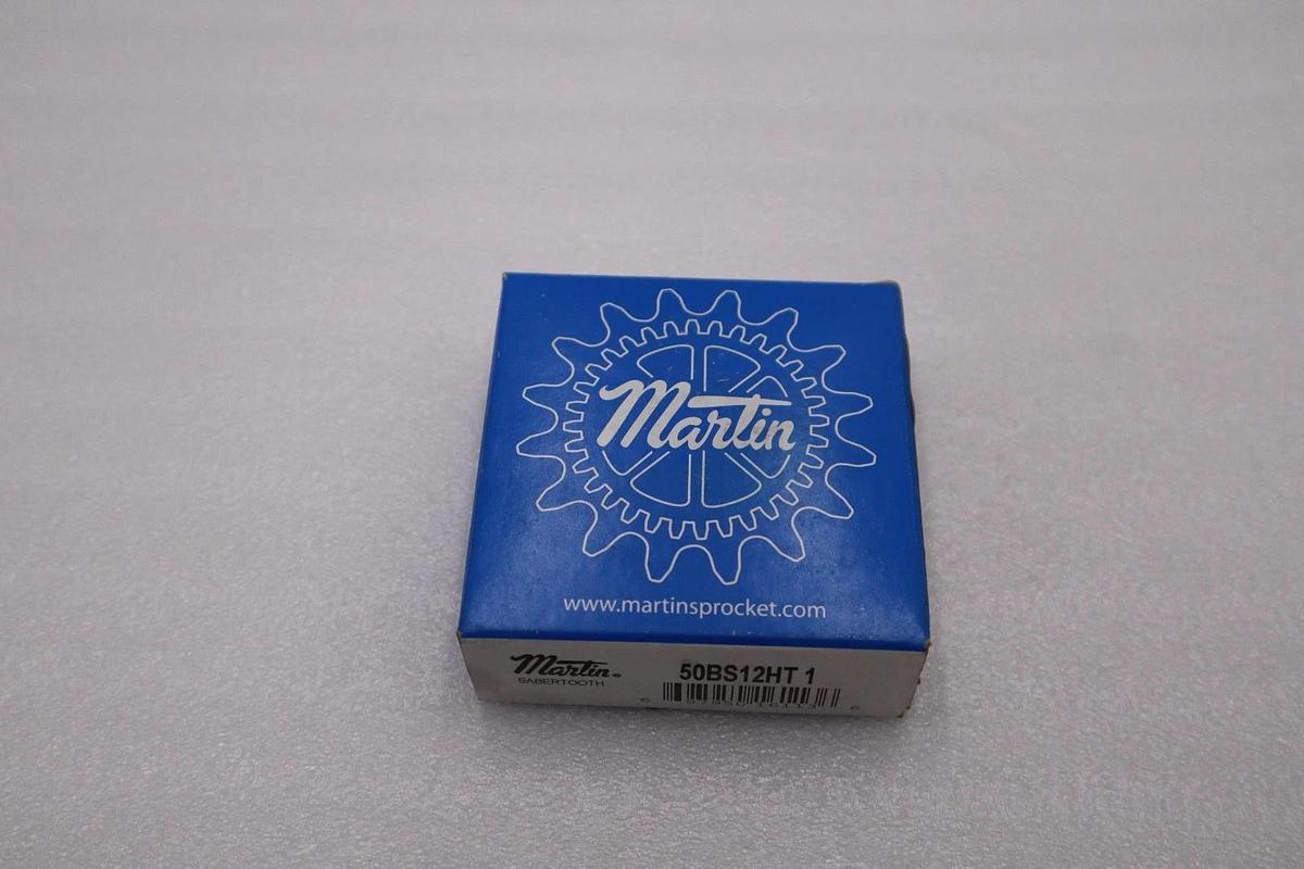 LOT OF 2 - MARTIN SPROCKET & GEAR INC 50BS12HT 1 / 50BS12HT1 STOCK H826A