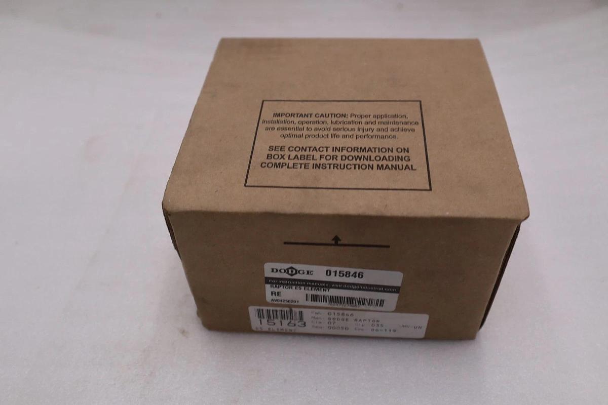 Used DODGE 015846 RAPTOR E5 ELEMENT - NEW UNIT - STOCK GF453A