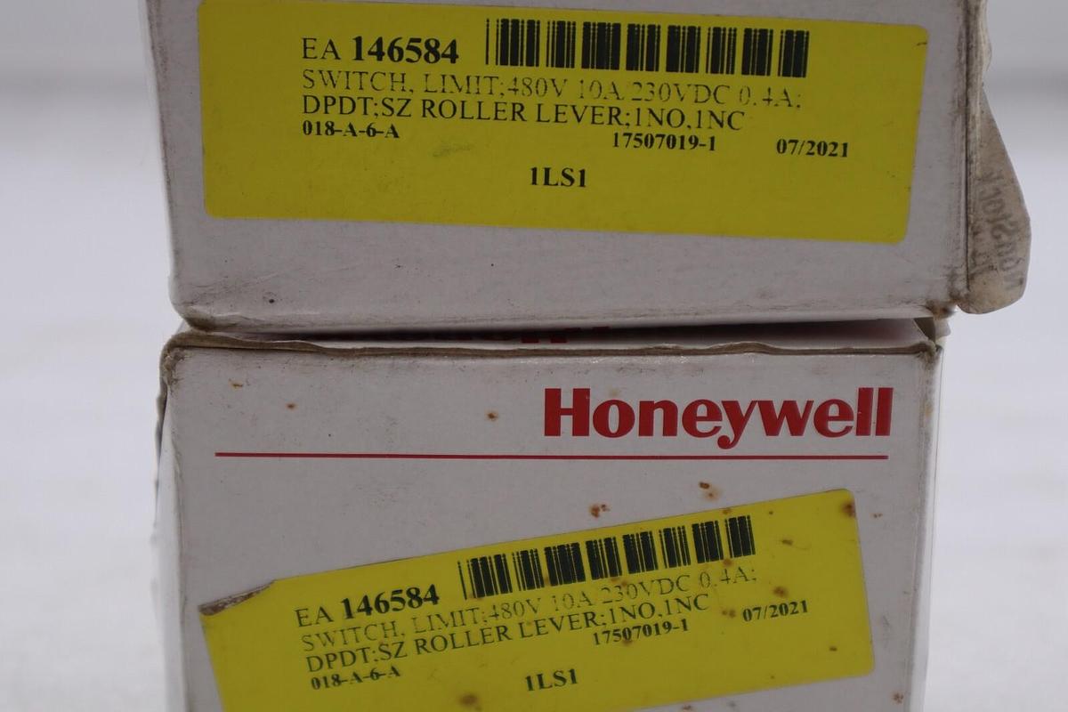 Used HONEYWELL LSZB1D SWITCH LIMIT ROLLER LEVER STOCK #K-2267