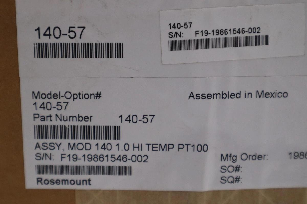 Used Rosemount™ 140 Retractable Conductivity Sensor 140-57 NEW UNIT STOCK 5915