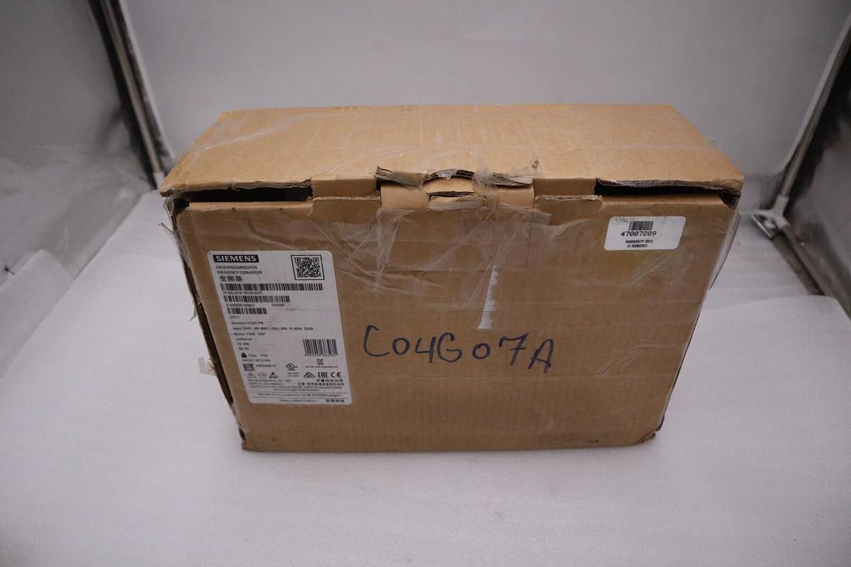 Used NEW SIEMENS 6SL3210-1KE22-6UF1 G120C Drive Converter 33.0A 11kW 15HP STOCK H114
