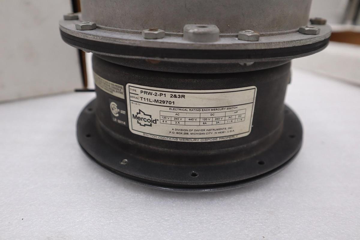 DWYER MERCOID PRW-2-P1 2&3R DIFFERENTIAL PRESSURE SWITCH STOCK 5180CC