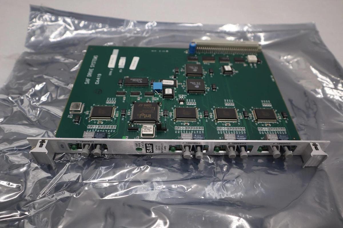 NEW SAF Drive Systems CA419 DDCS Interface 4-Channel Card STOCK G652