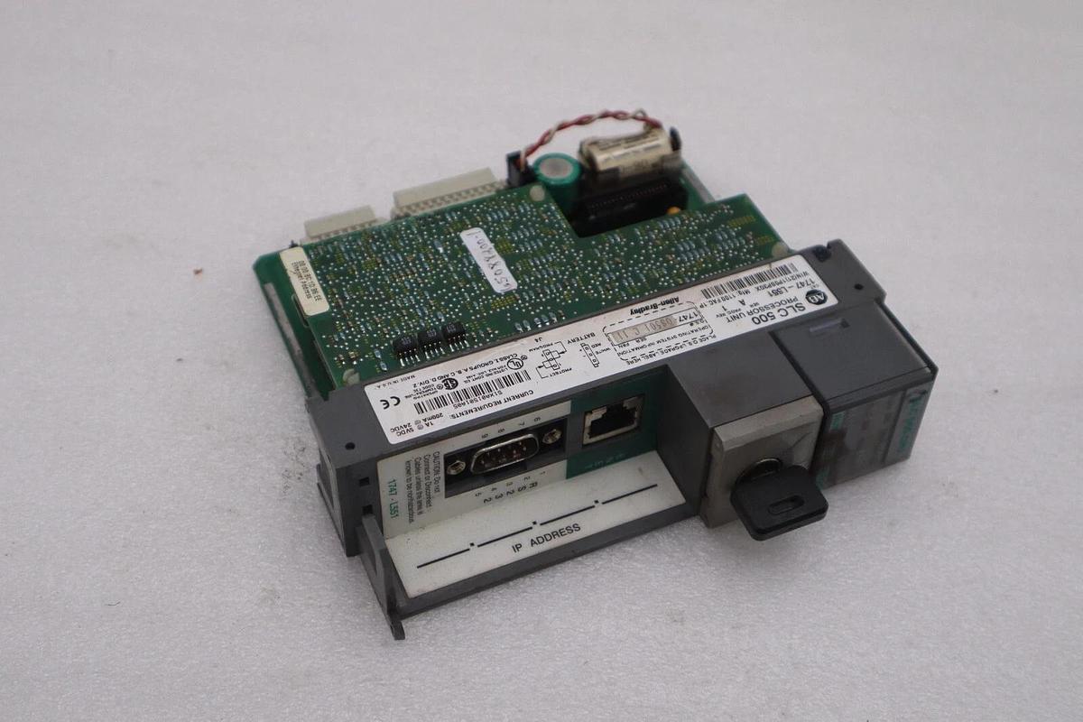 Used Allen Bradley 1747-L551 /A SLC 500 SLC 5/05 CPU Controller Ethernet STOCK 838C