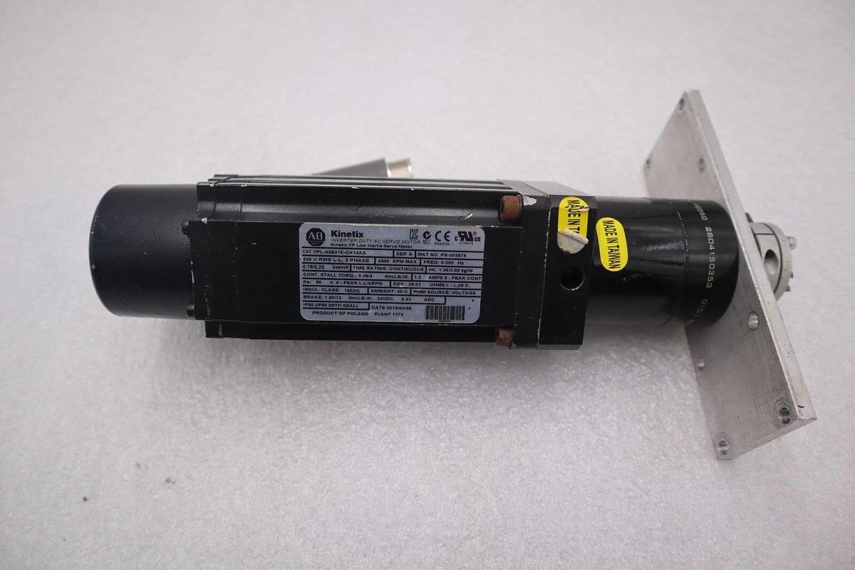 Used Allen Bradley VPL-A0631E-CK14AA SERVO MOTOR STOCK K-2559