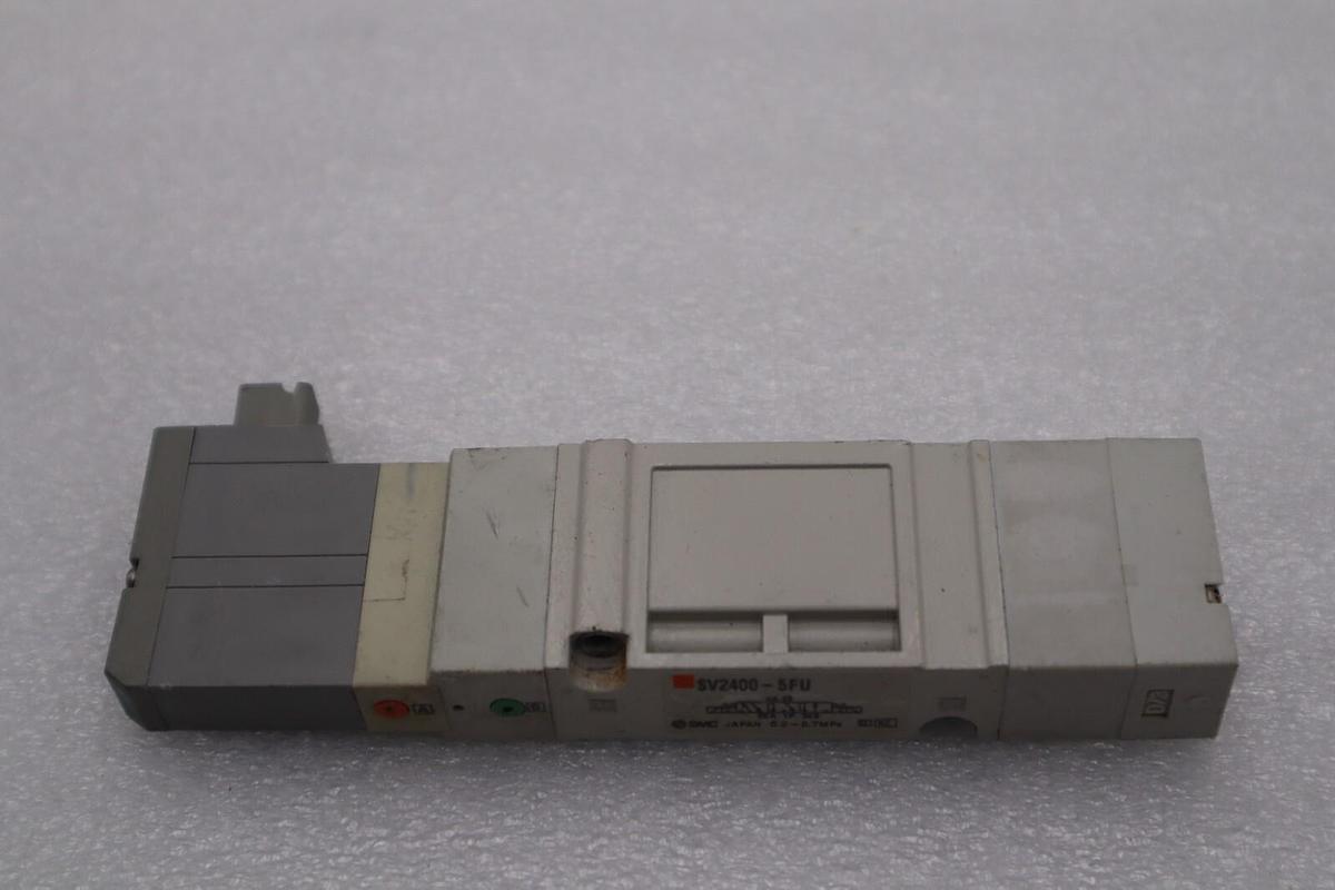 Used SMC SV2400-5FU 24 VDC Solenoid Pneumatic Valve SV24005FU STOCK L-533-C