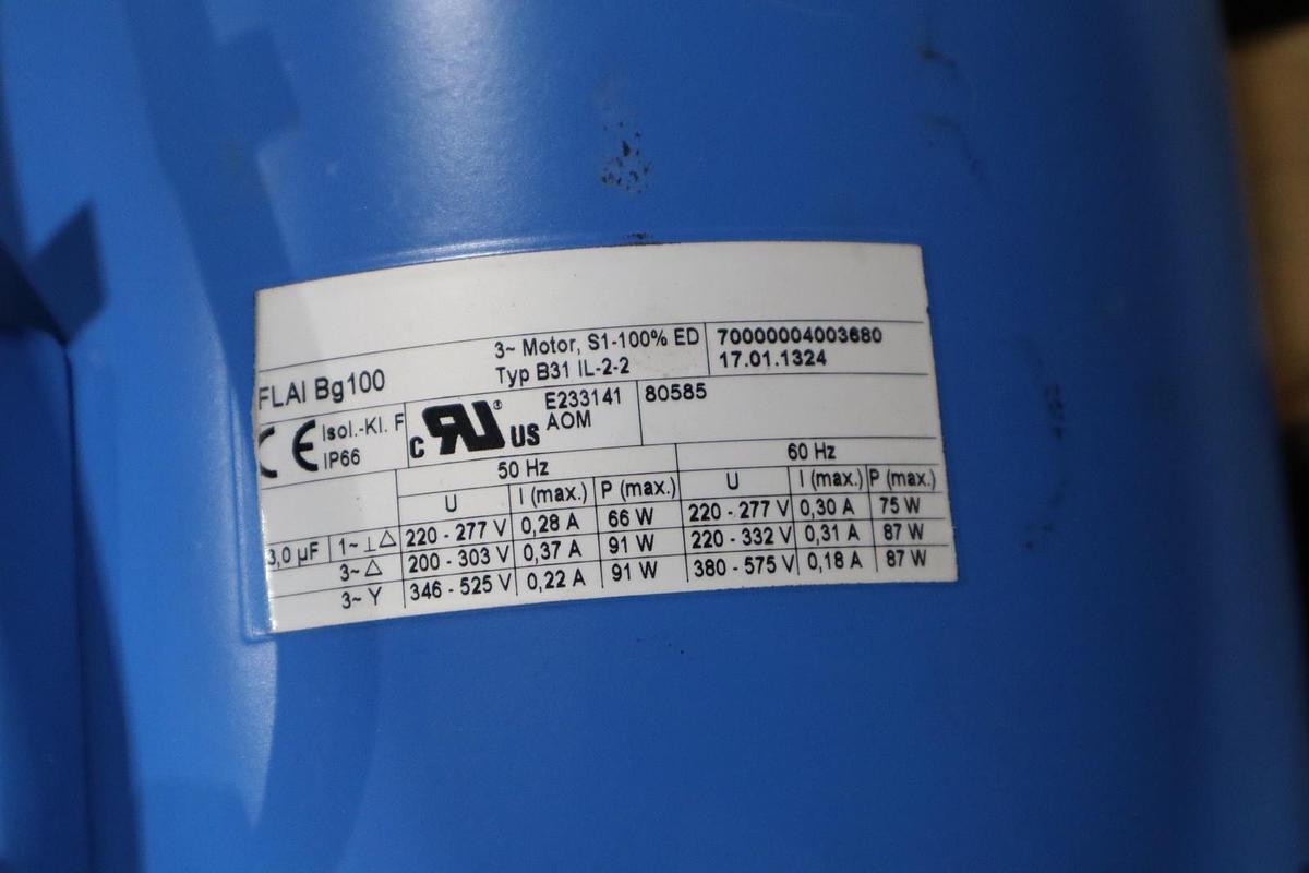 Used SIEMENS 2KJ1504-5FL13-9DM1-Z Gearmotor, 230/460, NEW UNIT STOCK HP136