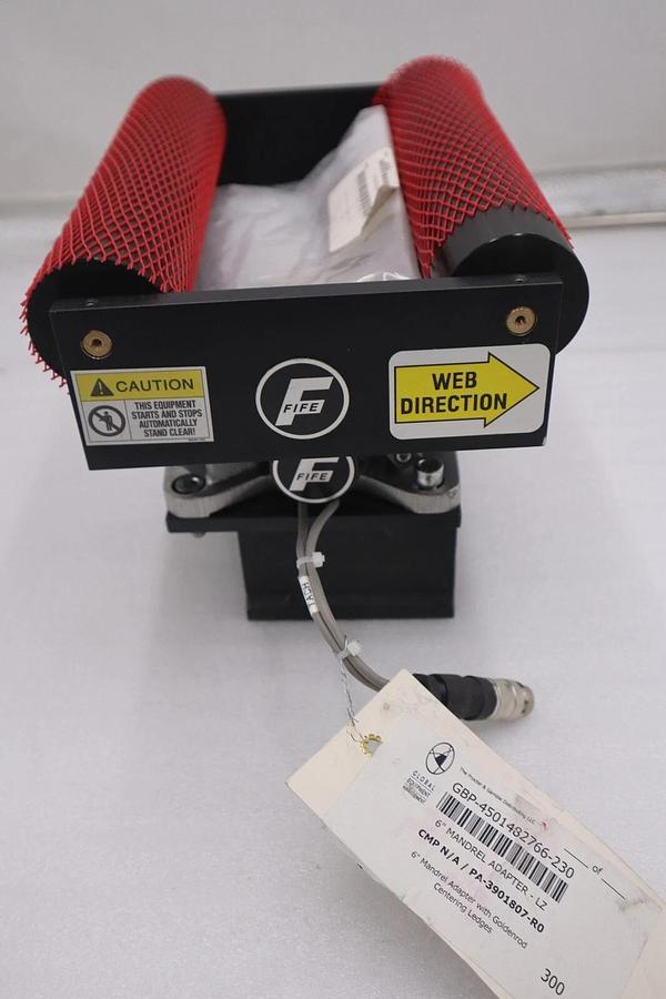 Fife SYMAT25B Offset Pivot Guide Web Roller Linear Race 250mm Rollers - NEW