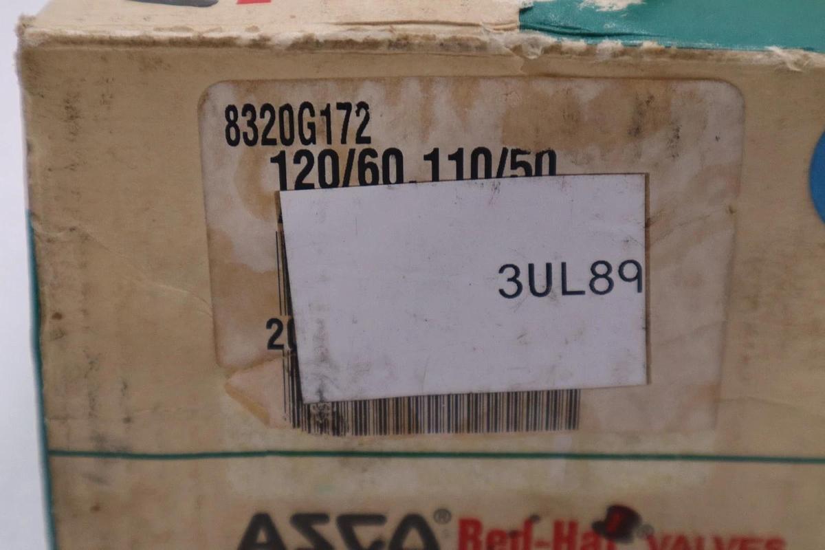 Used ASCO REDHAT 8320G172 Solenoid Valve 1/4 Inch - NEW IN BOX - STOCK H1587