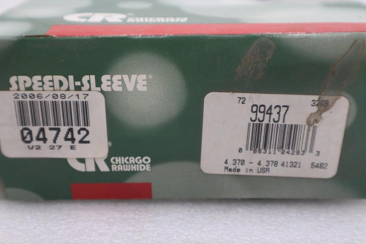 Used NEW Chicago Rawhide 99437 SPEEDI-SLEEVE THIN WALLED STOCK 5656A