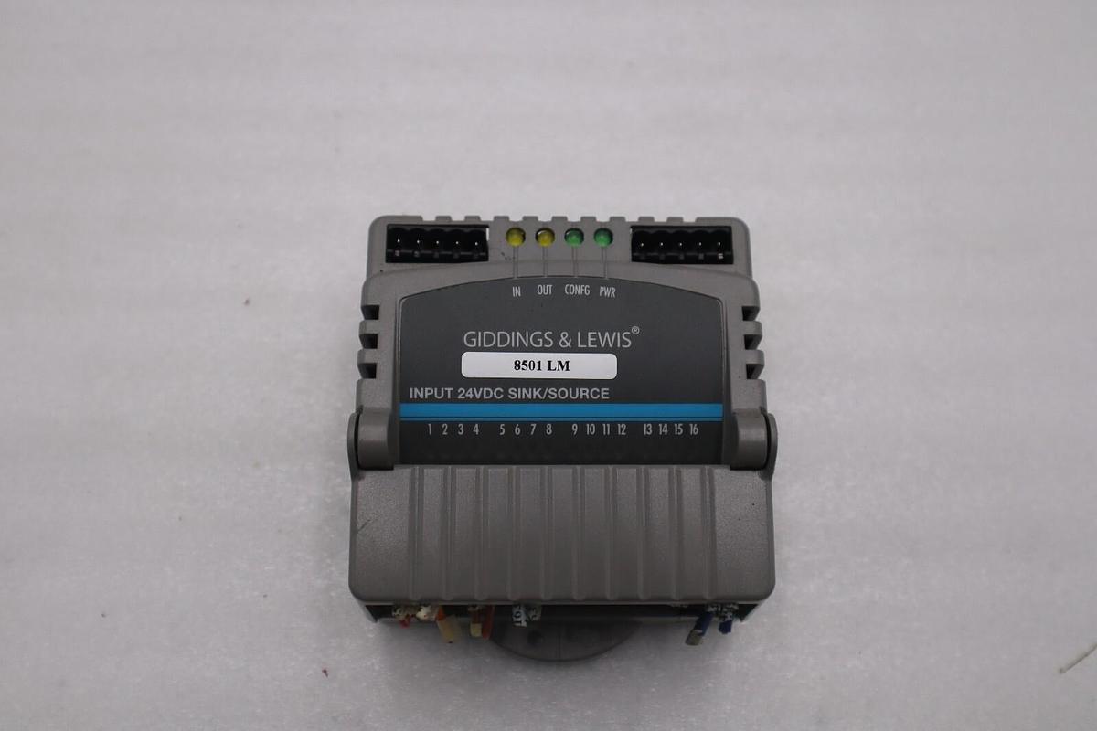 Used GIDDINGS & LEWIS M.1300.7372 R1 Input Module 24VDC SINK/SOURCE STOCK 624-D