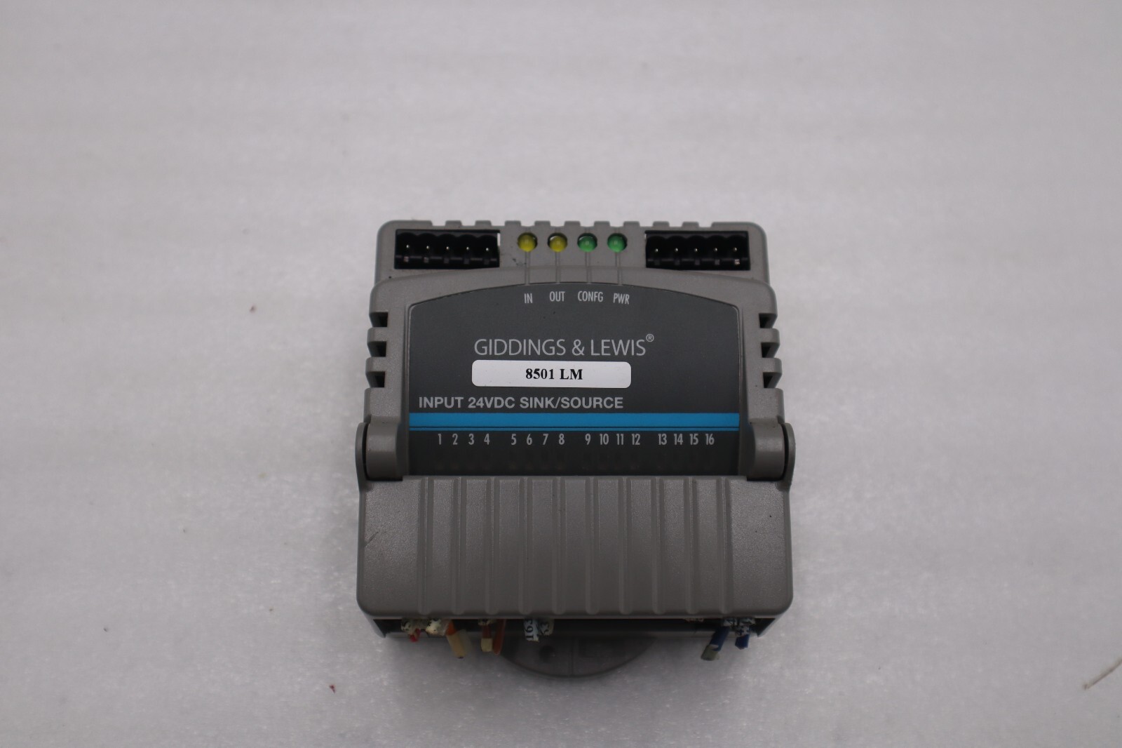 Used GIDDINGS & LEWIS M.1300.7372 R1 Input Module 24VDC SINK/SOURCE STOCK 624-D