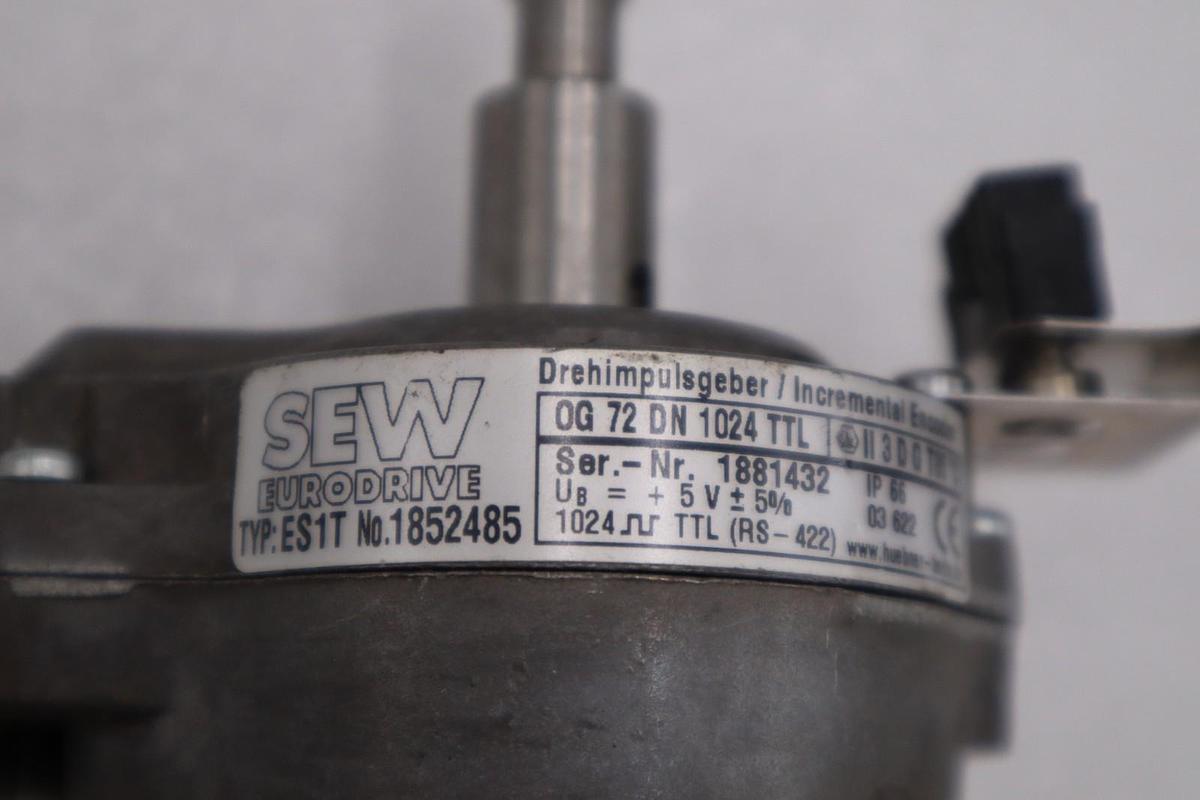 Used SEW-EURODRIVE 1852485 Incremental Encoder 0G 72 DN 1024 TTL NEW STOCK H1411A