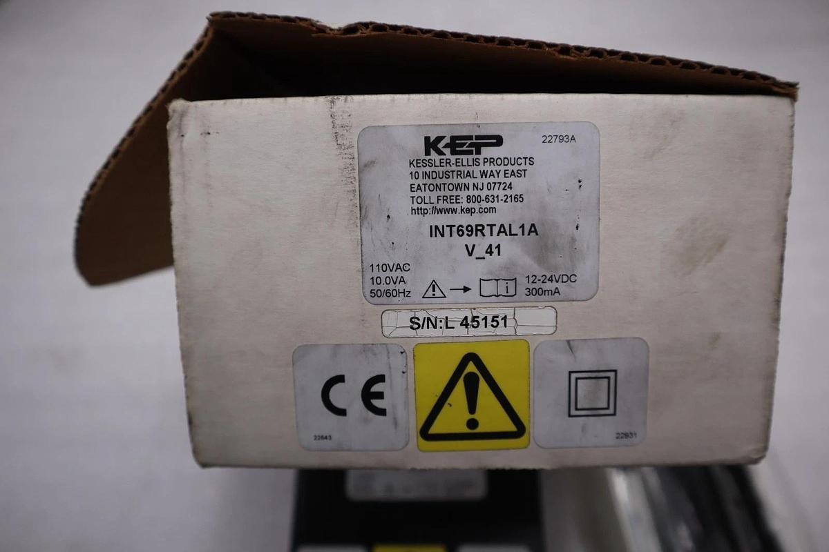 Used KEP INT69RTAL1A INTELLECT-69 RATEMETER/TOTALIZER - NEW IN BOX - STOCK 3446CC