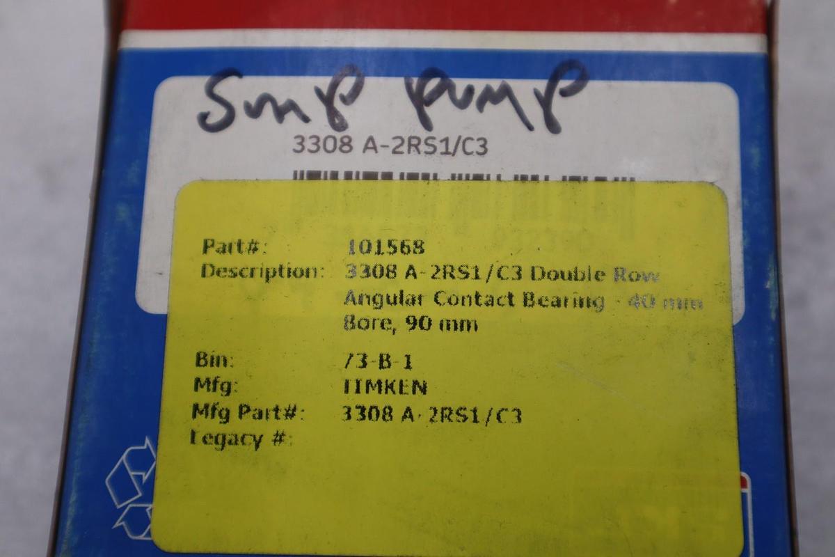 NEW SKF 3308-A-2RS1/C3 / 3308A2RS1C3 BALL BEARING STOCK K3248CC