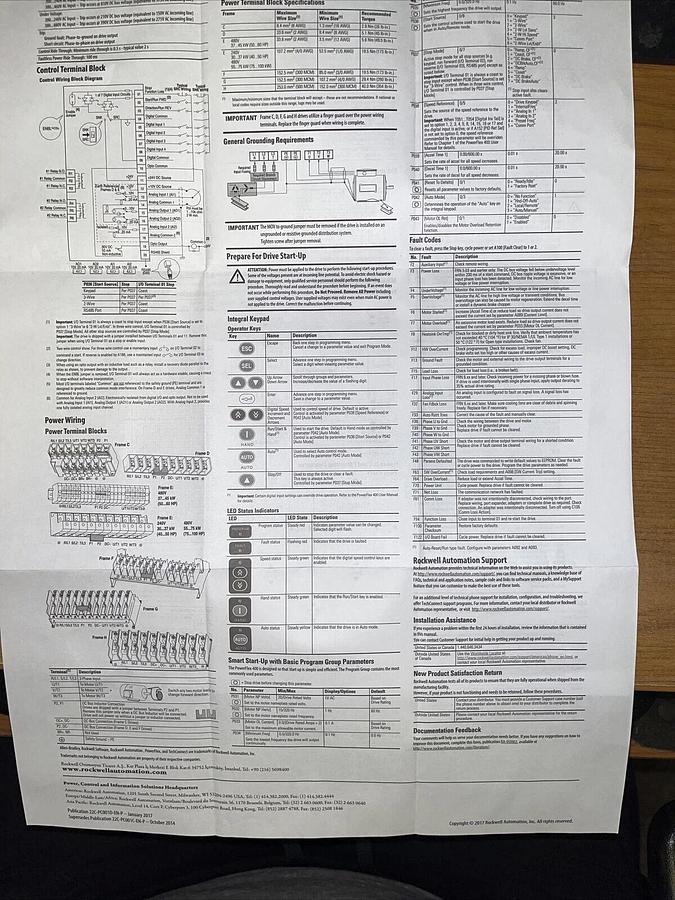 Used NEW ALLEN BRADLEY POWERFLEX 400 DRIVE 200 HP DRIVE 22C-D260A103 STOCK S-230