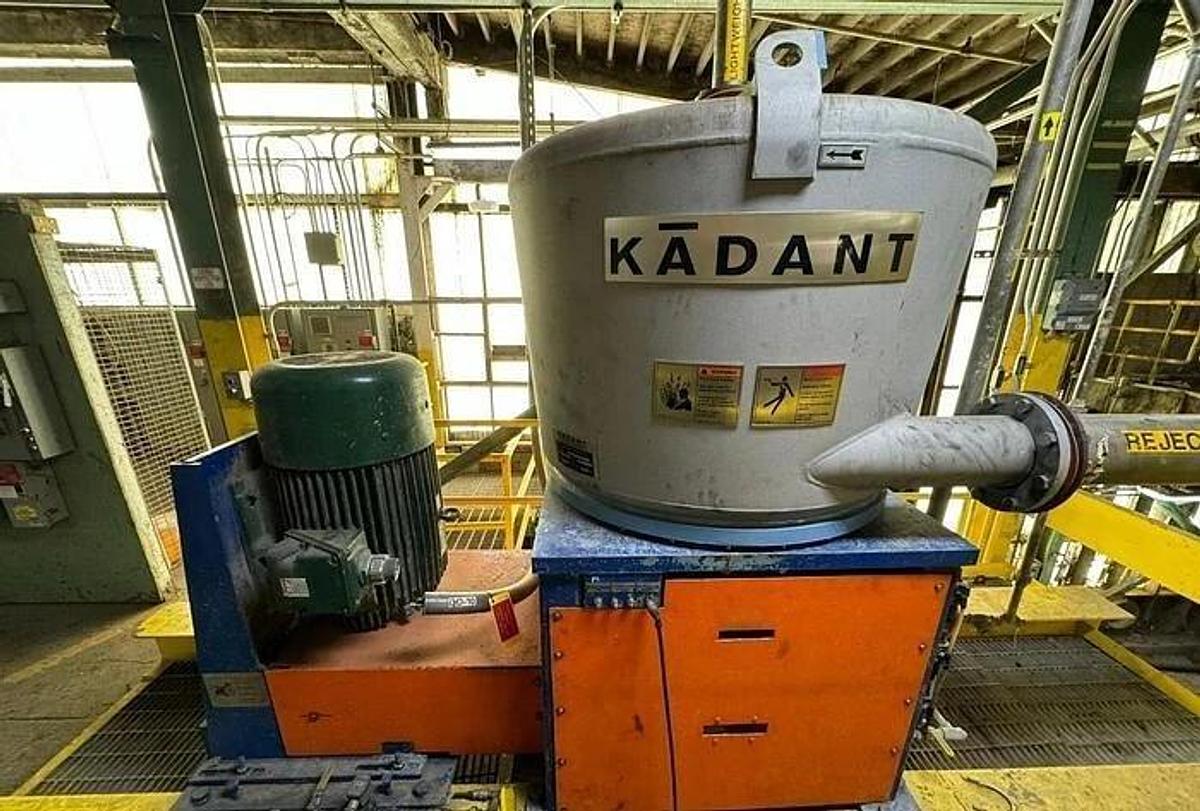 Used KADANT BLACK CLAWSON FLOAT PURGER SIZE 75-25 DEFLAKING COARSE SCREEN
