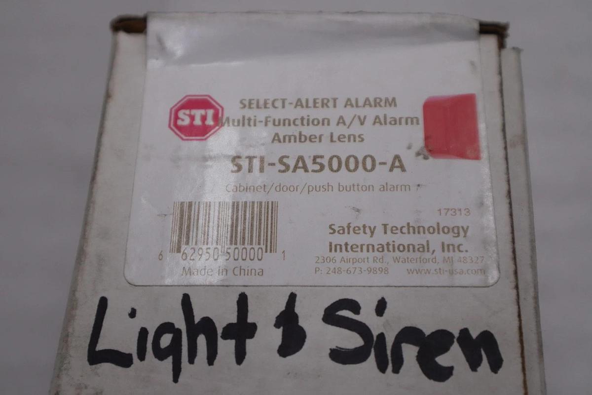 Used NEW STI STI-SA5000-A Safety Technology International Alarm - STOCK K767CC